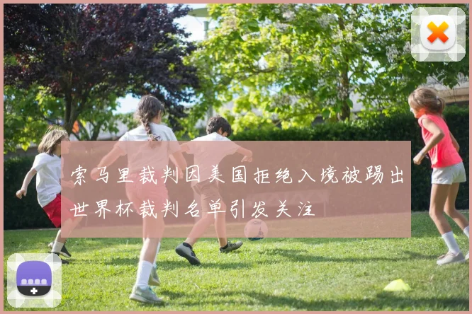 索马里裁判因美国拒绝入境被踢出世界杯裁判名单引发关注